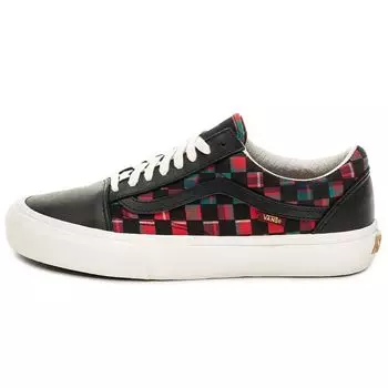 Vans Old Skool Baracuta Unisex Sneakers Black Tartan-Plaid-Marshmallow VN0A4BVF22B1