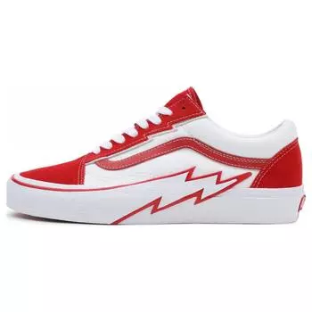Vans Old Skool Bolt — красные кроссовки унисекс True-White VN0009Q56RT 44.5