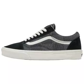 Vans Old Skool Checkerboard Denim - Черные кроссовки унисекс Denim-Check-Black VN000CT8CJK 39