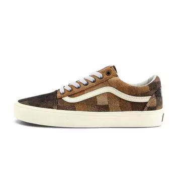 Vans Old Skool Шахматный свитер - Коричневый Унисекс Кроссовки Свитер-Клетка-Коричневый VN000CR5DFM 37