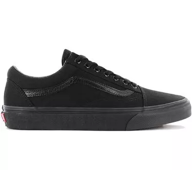 VANS Old Skool - Мужские кроссовки Canvas Black VN000D3HBKA1 ORIGINAL EU 40 UK 6.5 чёрный