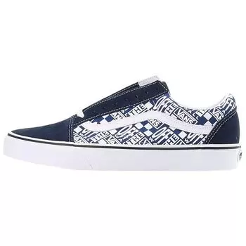 Vans Old Skool Off The Wall — классические синие кроссовки унисекс True-Blue VN0A3WKT4QA 34.5