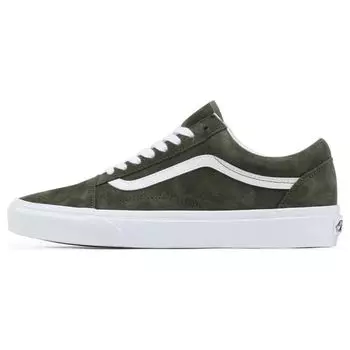 Vans Old Skool Pig Suede - Кроссовки унисекс с рисунком виноградных листьев, зеленые VN0A4BW250K 39