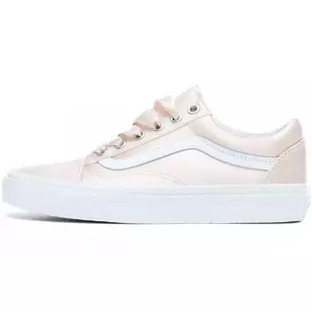 Vans Old Skool Satin Lux - Румяные женские кроссовки Cream True-White VN0A38G1R1G