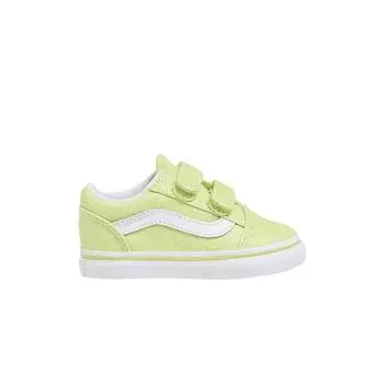 Vans Old Skool V Toddler Glitter - детские кроссовки Lime Sherbet Green VN000CPZC2R 24.5