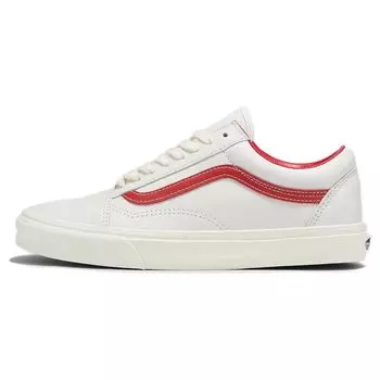 Vans Old Skool Vintage Leather - Blanc De Blanc красные унисекс кроссовки белые многоцветные VN000CP5BDU 40.5