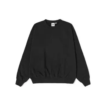 Vans OTW Series SS24 однотонный свитер с круглым вырезом и длинными рукавами, толстовка унисекс, черный VN000GBWBLK XS