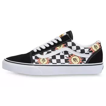 Vans Parks Project x Old Skool Capsule Collection — Кроссовки унисекс в шахматном порядке Black True-White VN0A7Q2J6R6 42