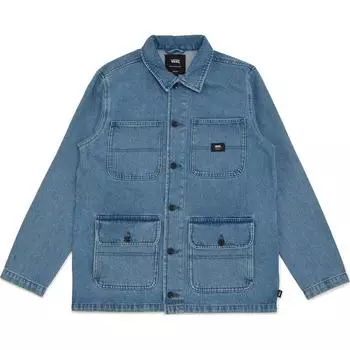 Vans Повседневная однобортная куртка с длинным рукавом и лацканами для активного отдыха, мужские куртки синего цвета VN0008FXCDX XL
