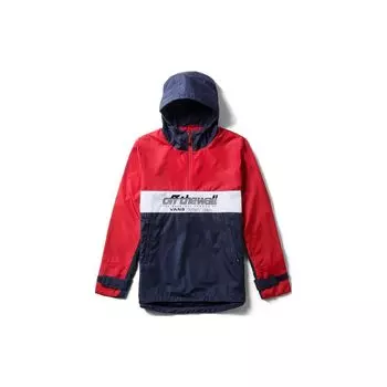 Vans Повседневная спортивная куртка с капюшоном и длинными рукавами, мужские куртки, красные VN0A3DFS4NH S