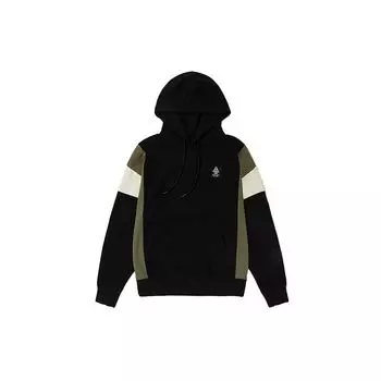 Vans Повседневный пуловер с капюшоном Color Block Мужские толстовки с капюшоном Черный VN0A4USIBLK S
