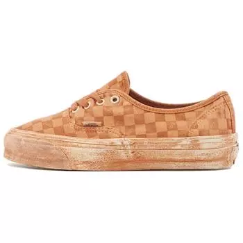 Vans Premium Authentic 44 Dip Dye Checkerboard - Marmalade Orange Мужские кроссовки VN0007QZ52K 36