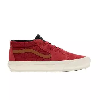 Vans Premium Sk8-Mid 83 Up North Trip Pack - Pompeian Red Unisex Sneakers VN000CQQD6X 40