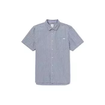 Vans Рубашка поло Fresh Striped с коротким рукавом Мужские рубашки Темно-синего цвета VN0A5KMX5S2 M