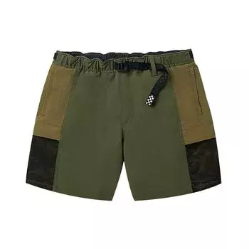 Vans Шорты-карго Color Block Patchwork Мужские шорты Army-Green VN0A54E8ZD8 S