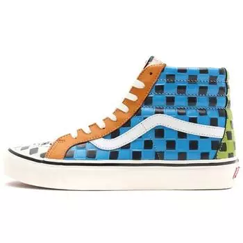 Vans Sk8-Hi 38 DX Anaheim Factory — разноцветные кроссовки унисекс в шахматном порядке VN0A38GF9ID 39