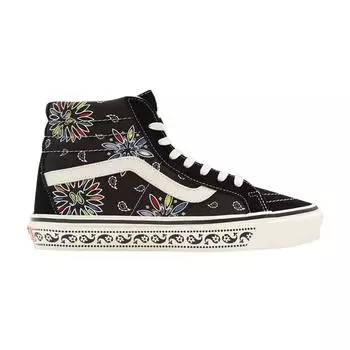 Vans Sk8-Hi 38 DX Anaheim Factory — кроссовки унисекс Paisley, черные VN0A38GF9GG 36.5