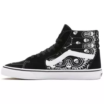 Vans Sk8-Hi Bandana — черные кроссовки унисекс True-White VN0A32QGD9S 39