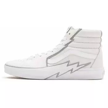 Vans Sk8-Hi Bolt — белые кроссовки унисекс Black True-White Drizzle VN0A5JIVXP3 36.5