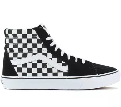 VANS SK8-HI Checkerboard - Мужские кроссовки Обувь черно-белая VN0A32QGHRK1 Кроссовки Спортивная обувь ОРИГИНАЛ EU 41 UK 7.5 чёрный