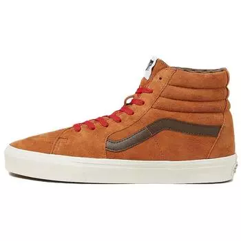 Vans Sk8-Hi Клетчатые - Глазированный имбирно-коричневый Мужские кроссовки VN000CMXN1Z 41