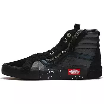 Vans Sk8-Hi Reissue CAP Glitter Mix — черные кроссовки унисекс True-White VN0A3WM1TUS