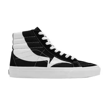 Vans Sk8-Hi Reissue Warp — черно-белые кроссовки унисекс True-White VN0A4U3D21N