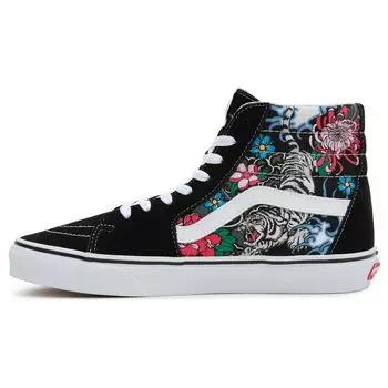 Vans Sk8-Hi Tiger Floral унисекс кроссовки черные мульти-белый VN000BW76GL 38