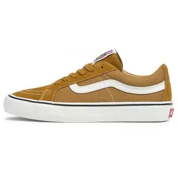 Vans Sk8-Low Reissue SF Salt Wash — золотисто-коричневые кроссовки унисекс Marshmallow VN0A4UWIA0T 36.5