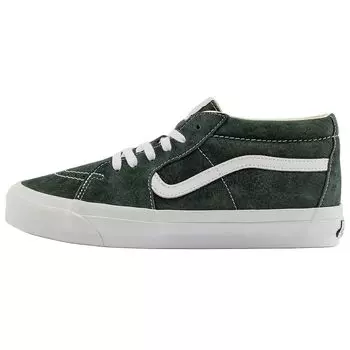 Vans Sk8-Mid Reissue 83 LX Pig Suede - Scarab унисекс кроссовки зеленые VN000CQQPRM 35