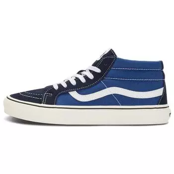 Vans SK8 Модные и удобные противоскользящие износостойкие кроссовки среднего размера для скейтбординга унисекс, джинсовые, синие VN0A391F5TU 36.5