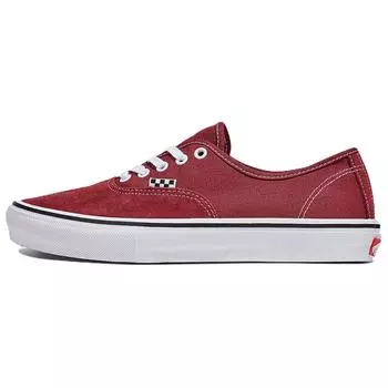 Vans Skate Authentic бордовые кроссовки унисекс красные белые VN0A2Z2ZZ28 43