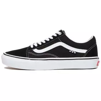 Vans Skate Old Skool Checkerboard — кроссовки унисекс черные, белые VN0A5FCBY28 35