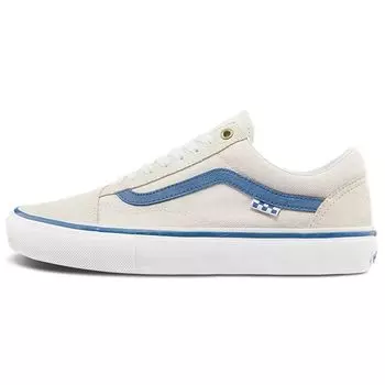 Vans Skate Old Skool Raw Canvas Синие кроссовки унисекс Белые классические-белые VN0A5FCBACV 40.5