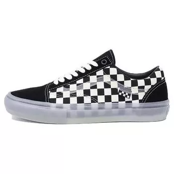 Vans Skate Old Skool светящиеся в темноте шахматные кроссовки унисекс черные VN0A5FCB5S5 37