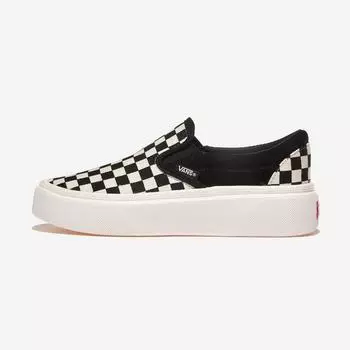 [VANS] Slip On Hover - Черный/Белый/Клетка V98 HOVER-1010103791, популярная обувь в Корее 220