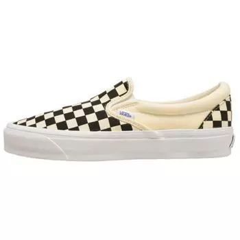 Vans Slip-On Reissue 98 LX Checkerboard — черные кроссовки унисекс, белые VN000CSE2BO 35