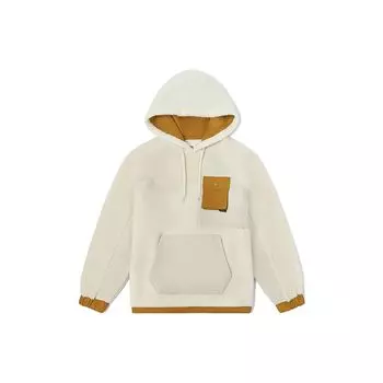 Vans Сплошной цвет с капюшоном с передним карманом и длинными рукавами Женские топы Желтый VN0A7YIC2N1 M