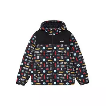 Vans Спортивная повседневная куртка-пуховик с длинным рукавом для мужчин, верхняя одежда, черный цвет VN0A5F5W7CF S