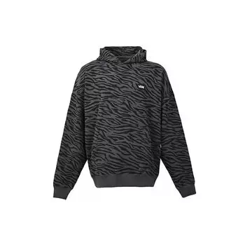Vans Спортивный повседневный свитер с капюшоном Tiger Stripe, мужские толстовки с капюшоном, темно-серый VN0A7TODYAG M