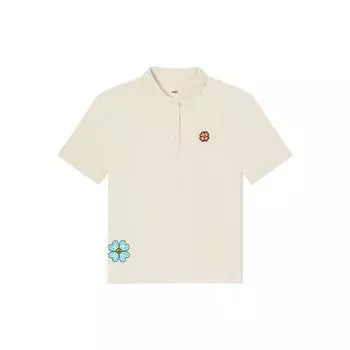 Vans Ss22 Цветочный принт однобортная рубашка поло женские топы Off-White VN0A7TP13KS XXL