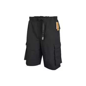 Vans Ss22 Solid Logo Print Elastic Belt Shorts Men Shorts Black VN0A5FL8BLK M