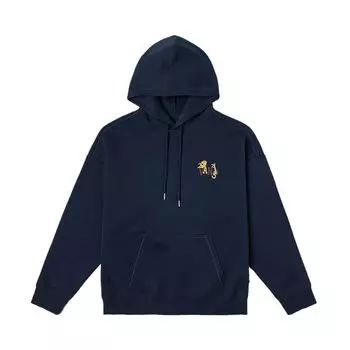 Vans SS25 Удобное Универсальное Худи Худи Унисекс Темно-синий VN000NEBLKZ L