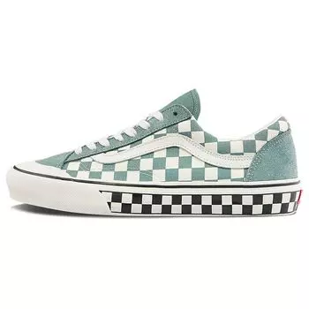Vans Style 36 SF Checkerboard — зеленые кроссовки унисекс Marshmallow VN0A3ZCJB8O 35
