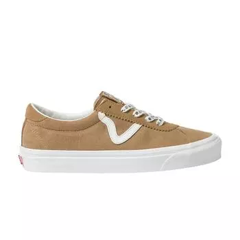 Vans Style 73 DX Anaheim Factory — коричневые вельветовые кроссовки унисекс, белые VN0A7Q5ABRO 36.5