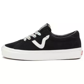 Vans Style 73 DX Anaheim Factory — черные вельветовые кроссовки унисекс, белые VN0A5KXFBLK 36