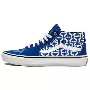 Vans Supreme x Grosso Mid Monogram S — кроссовки унисекс Royal Blue White VN0A5KS15YE 42.5