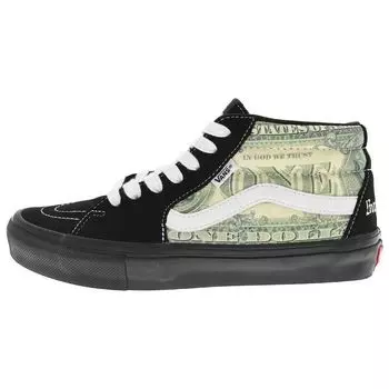 Vans Supreme x Skate Grosso Mid Dollar Bill — черные кроссовки унисекс VN0A5FCGBMA 45