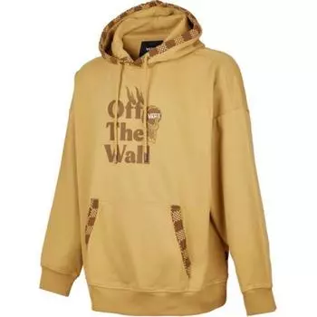 Vans Толстовка с капюшоном Dragon Claw Letter Knit Drop Shoulder Sweatshirt Men hoodies Yellow-Brown VN000GP75QJ S