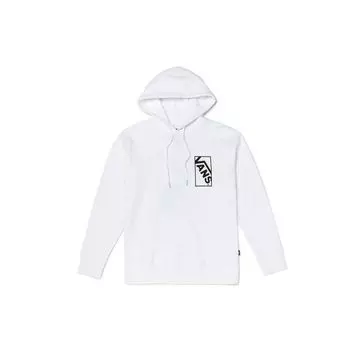 Vans Толстовка с капюшоном и принтом букв, мужская толстовка, белая VN0A48A7WHT L